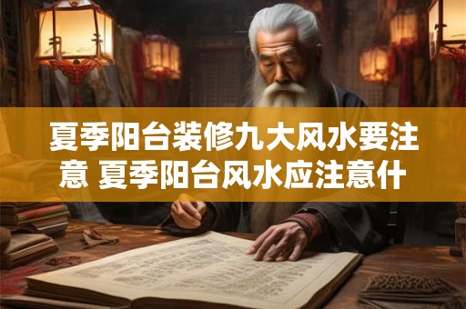 夏季阳台装修九大风水要注意 夏季阳台风水应注意什么