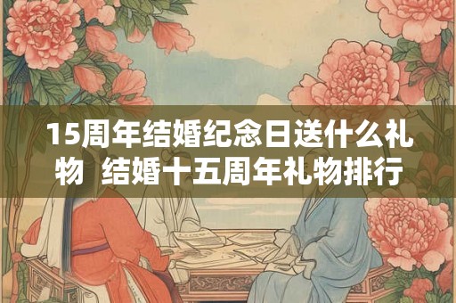 15周年结婚纪念日送什么礼物 结婚十五周年礼物排行榜 15周年结婚纪念日送什么礼物 结婚十五周年礼物排行榜