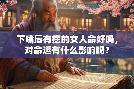 下嘴唇有痣的女人命好吗,对命运有什么影响吗? 下嘴唇有痣的女人命好吗,对命运有什么影响吗?