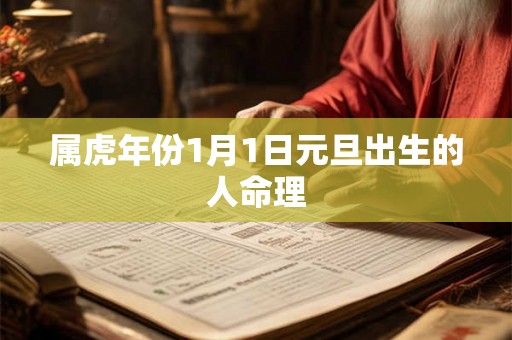 属虎年份1月1日元旦出生的人命理 属虎年份1月1日元旦出生的人命理