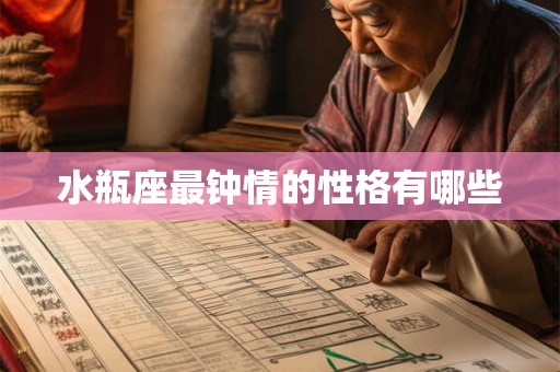 水瓶座最钟情的性格有哪些