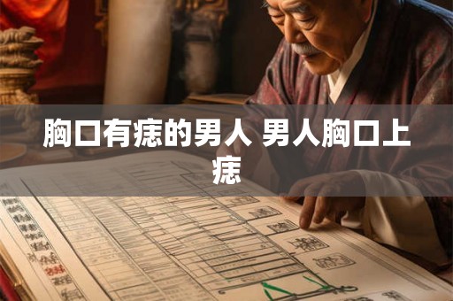 胸口有痣的男人 男人胸口上痣 胸口有痣的男人 男人胸口上痣
