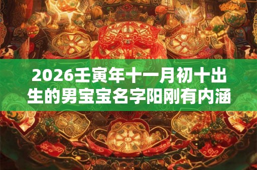 2026壬寅年十一月初十出生的男宝宝名字阳刚有内涵