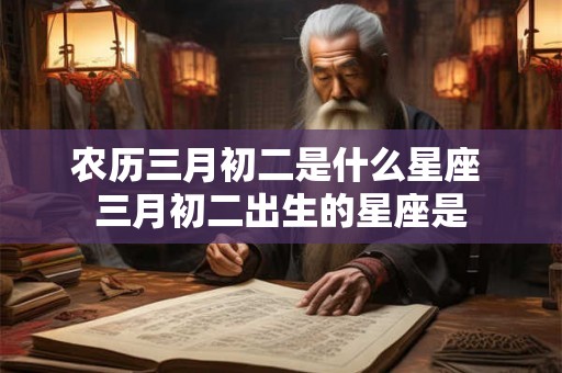 农历三月初二是什么星座 三月初二出生的星座是