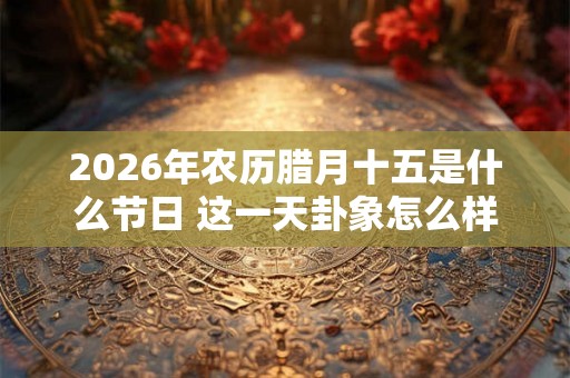 2026年农历腊月十五是什么节日 这一天卦象怎么样 2026年农历腊月十五是什么节日 这一天卦象怎么样