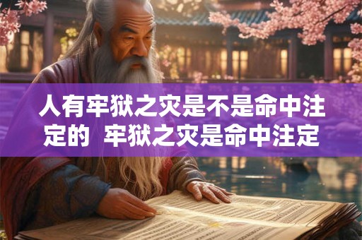 人有牢狱之灾是不是命中注定的  牢狱之灾是命中注定