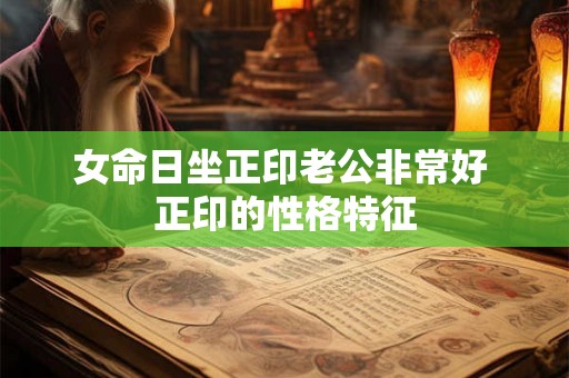 女命日坐正印老公非常好 正印的性格特征 女命日坐正印老公非常好 正印的性格特征