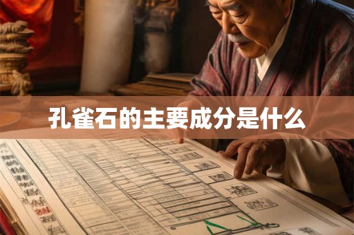 孔雀石的主要成分是什么
