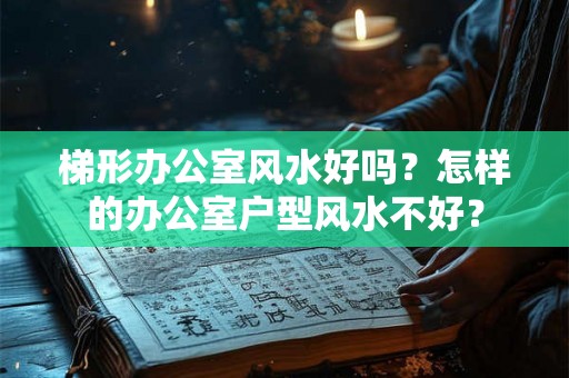梯形办公室风水好吗？怎样的办公室户型风水不好？