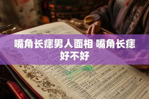 嘴角长痣男人面相 嘴角长痣好不好