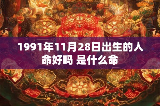 1991年11月28日出生的人命好吗 是什么命