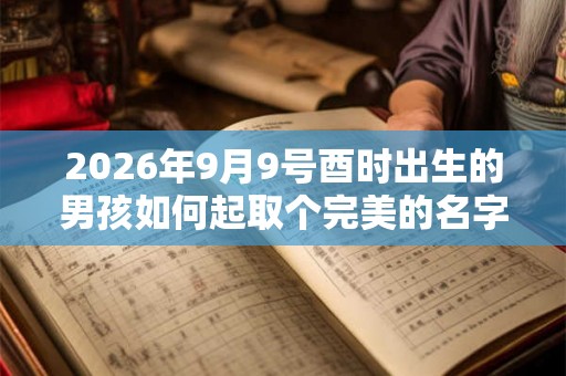 2026年9月9号酉时出生的男孩如何起取个完美的名字，五行属什么