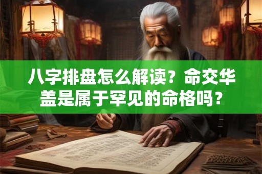 八字排盘怎么解读?命交华盖是属于罕见的命格吗? 八字排盘怎么解读?命交华盖是属于罕见的命格吗?