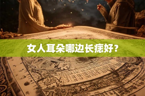 女人耳朵哪边长痣好? 女人耳朵哪边长痣好?