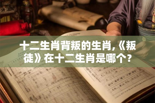 十二生肖背叛的生肖,《叛徒》在十二生肖是哪个？