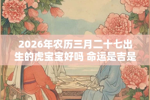 2026年农历三月二十七出生的虎宝宝好吗 命运是吉是凶 2026年农历三月二十七出生的虎宝宝好吗 命运是吉是凶