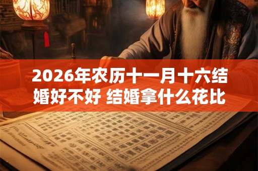 2026年农历十一月十六结婚好不好 结婚拿什么花比较好