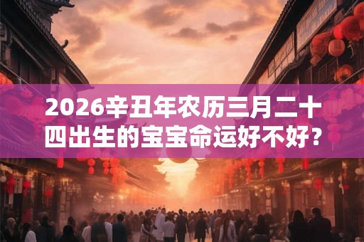 2026辛丑年农历三月二十四出生的宝宝命运好不好？