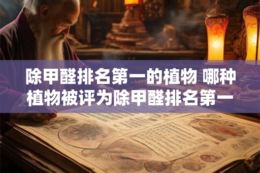 除甲醛排名第一的植物 哪种植物被评为除甲醛排名第一