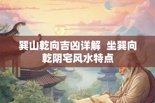 巽山乾向吉凶详解  坐巽向乾阴宅风水特点