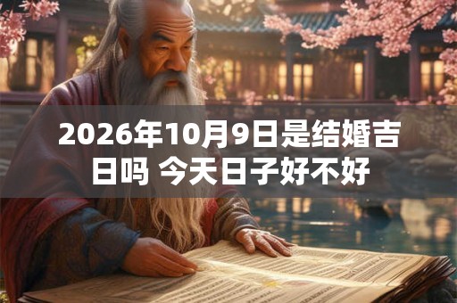 2026年10月9日是结婚吉日吗 今天日子好不好