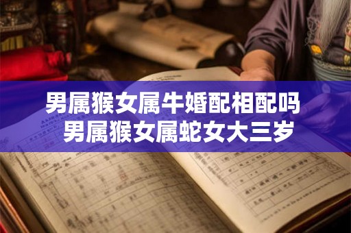 男属猴女属牛婚配相配吗  男属猴女属蛇女大三岁
