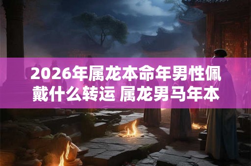 2026年属龙本命年男性佩戴什么转运 属龙男马年本命年注意事项