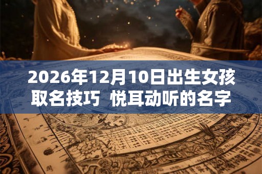 2026年12月10日出生女孩取名技巧  悦耳动听的名字