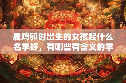 属鸡卯时出生的女孩起什么名字好，有哪些有含义的字