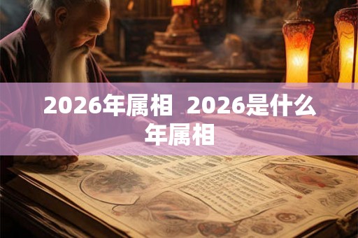 2026年属相  2026是什么年属相