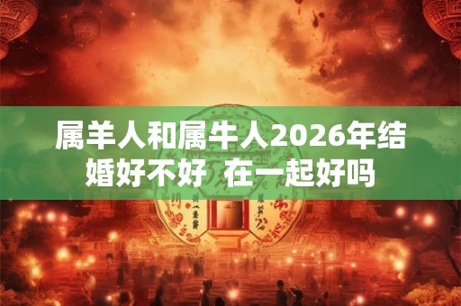 属羊人和属牛人2026年结婚好不好  在一起好吗