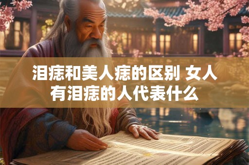 泪痣和美人痣的区别 女人有泪痣的人代表什么 泪痣和美人痣的区别 女人有泪痣的人代表什么