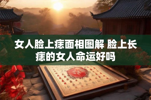 女人脸上痣面相图解 脸上长痣的女人命运好吗