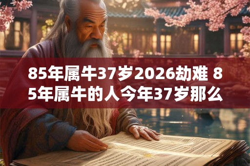 85年属牛37岁2026劫难 85年属牛的人今年37岁那么2026年是否将会面临劫难 85年属牛37岁2026劫难 85年属牛的人今年37岁那么2026年是否将会面临劫难
