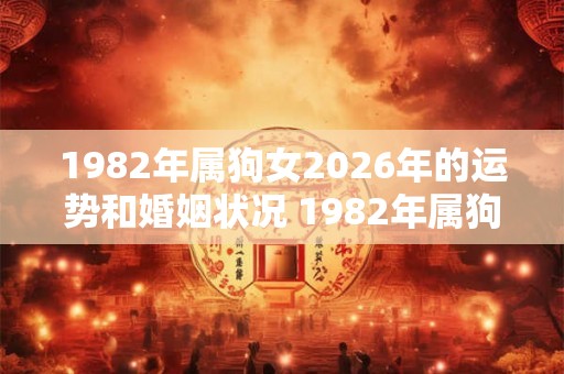 1982年属狗女2026年的运势和婚姻状况 1982年属狗女2026年婚姻运如何 1982年属狗女2026年的运势和婚姻状况 1982年属狗女2026年婚姻运如何