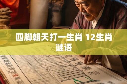 四脚朝天打一生肖 12生肖谜语