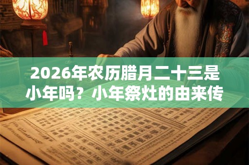 2026年农历腊月二十三是小年吗？小年祭灶的由来传说？