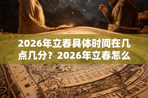 2026年立春具体时间在几点几分？2026年立春怎么躲春？