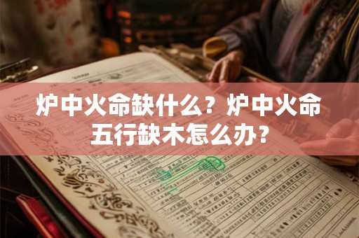 炉中火命缺什么?炉中火命五行缺木怎么办? 炉中火命缺什么?炉中火命五行缺木怎么办?