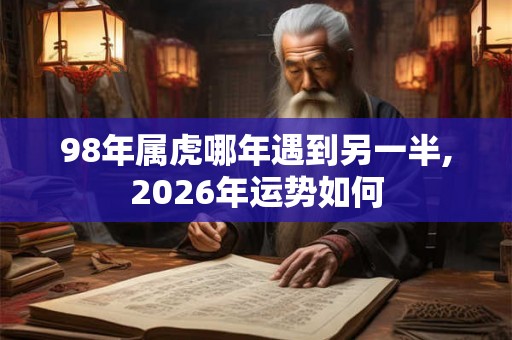 98年属虎哪年遇到另一半,2026年运势如何