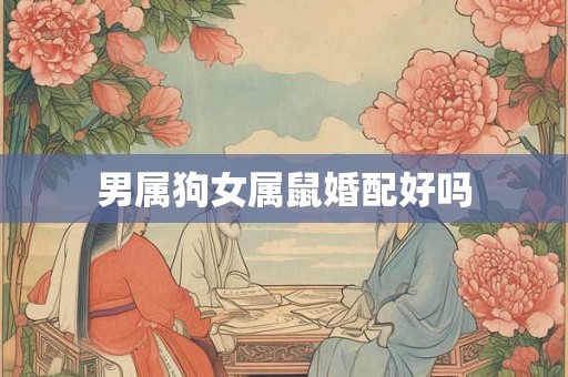 男属狗女属鼠婚配好吗