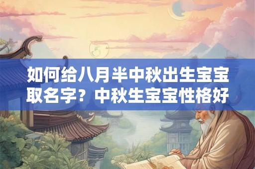 如何给八月半中秋出生宝宝取名字？中秋生宝宝性格好吗？