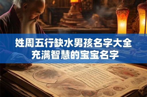姓周五行缺水男孩名字大全 充满智慧的宝宝名字