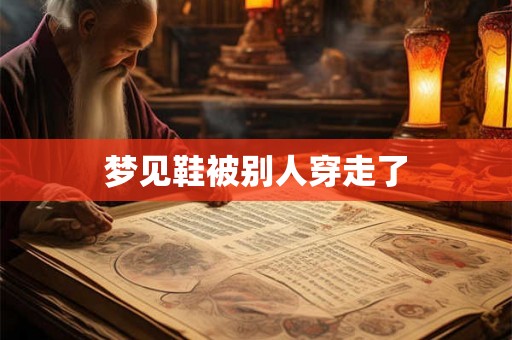 梦见鞋被别人穿走了