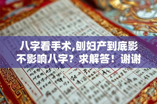 八字看手术,刨妇产到底影不影响八字？求解答！谢谢