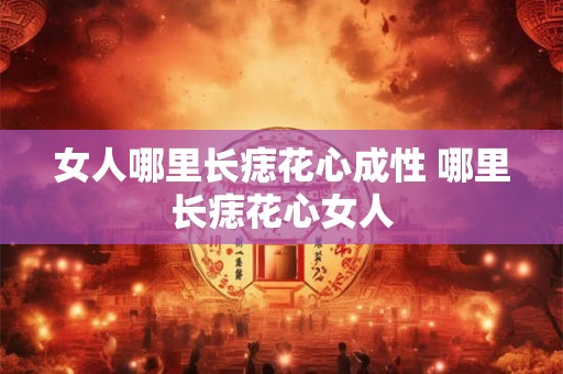 女人哪里长痣花心成性 哪里长痣花心女人