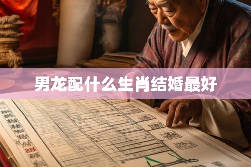 男龙配什么生肖结婚最好