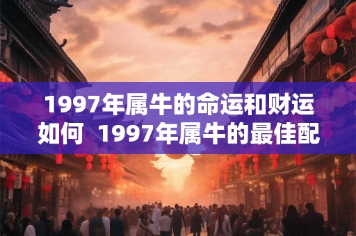 1997年属牛的命运和财运如何  1997年属牛的最佳配偶