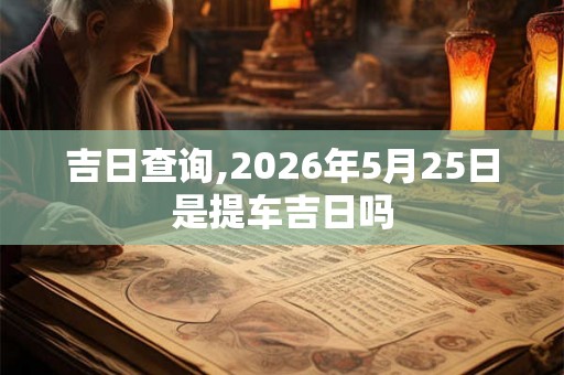 吉日查询,2026年5月25日是提车吉日吗 吉日查询,2026年5月25日是提车吉日吗