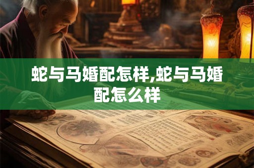 蛇与马婚配怎样,蛇与马婚配怎么样